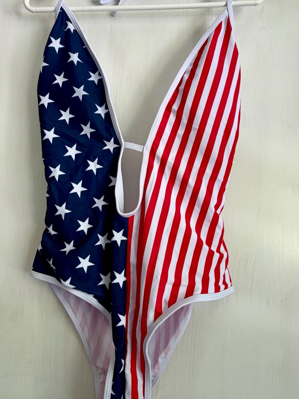 American Flag One-Piece Swimsuit - Stars & Stripes